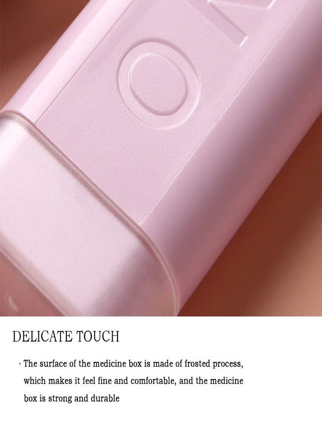 VINI Travel Pill Organizer 3 Times a Day Pill Box Organizer for Pills Vitamin Fish Oil Supplements, Matte Surface, Sealed and Waterproof (Pink,1PCS) - Image 4